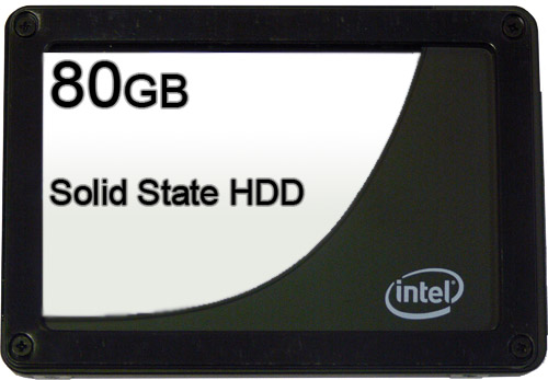 Intel 80 GB Sata 2.5 Solid State Hard Drive